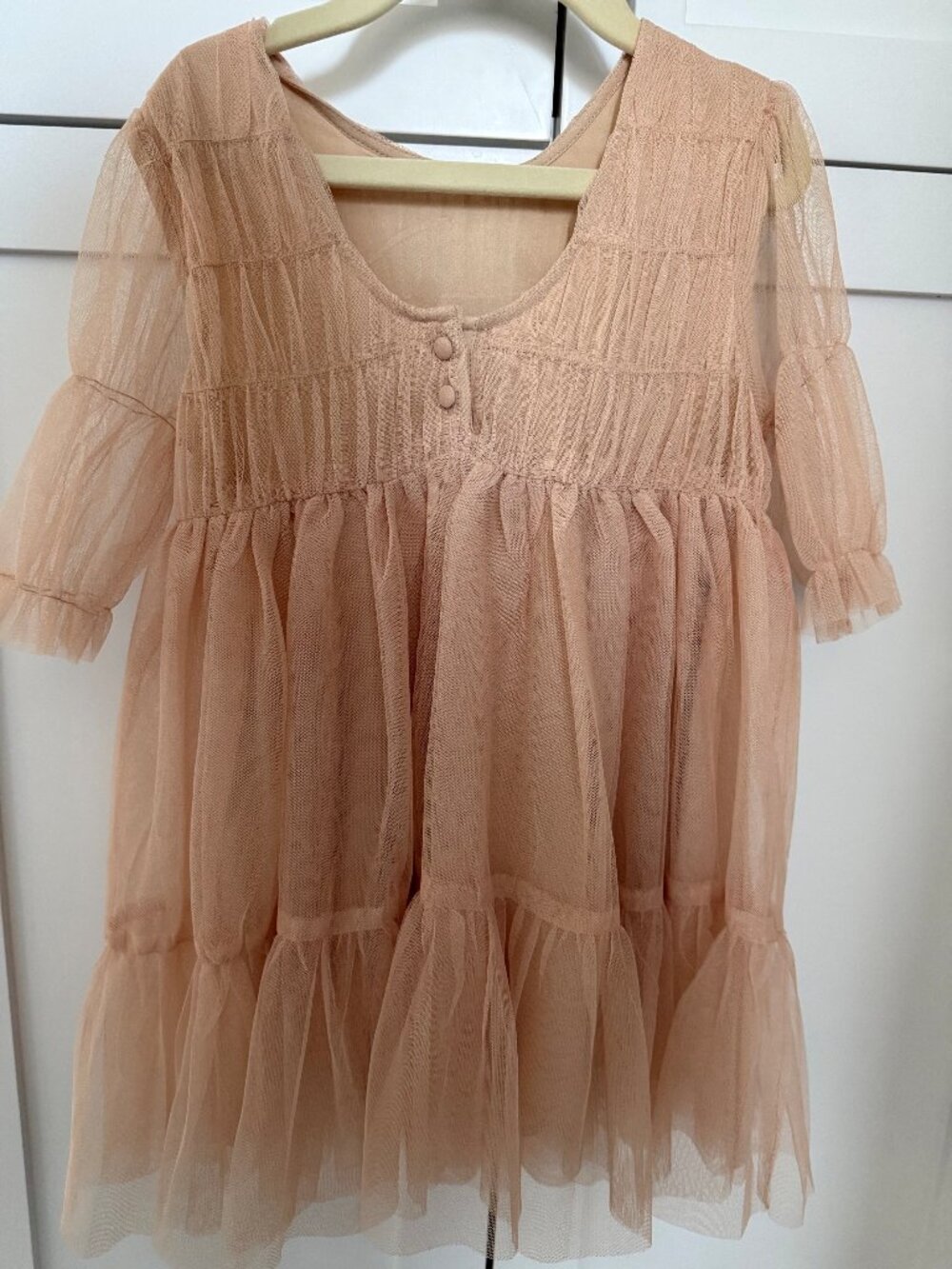 Noralee Coralie Dress - Beige - 4Y
